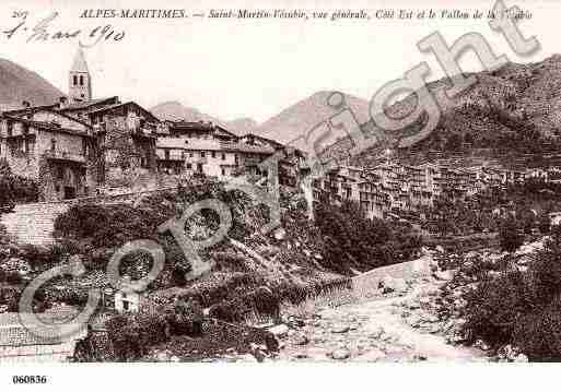 Ville de SAINTMARTINVESUBIE, carte postale ancienne