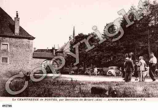 Ville de SERRIERESDEBRIORD, carte postale ancienne