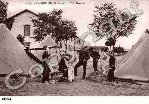 Ville de SISSONNE, carte postale ancienne