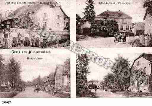 Ville de TRAUBACHLEBAS, carte postale ancienne