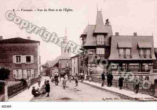 Ville de VARENNESENARGONNE, carte postale ancienne