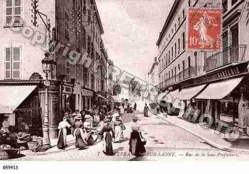 Ville de VILLEFRANCHESURSAONE, carte postale ancienne