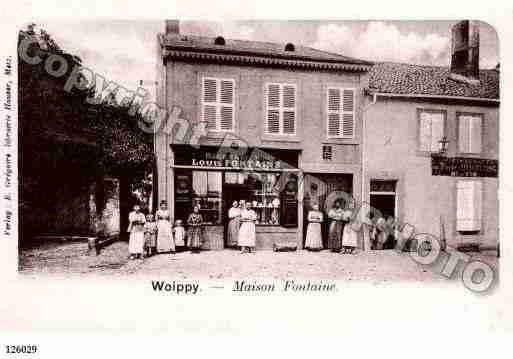 Ville de WOIPPY, carte postale ancienne