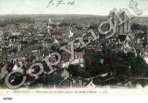 Ville de ABBEVILLE, carte postale ancienne