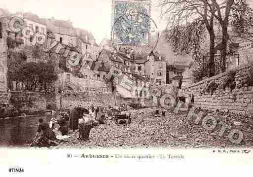 Ville de AUBUSSON, carte postale ancienne