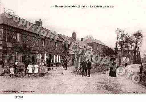 Ville de BERNEVALLEGRAND, carte postale ancienne