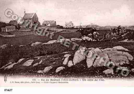 Ville de BREHAT(ILEDE), carte postale ancienne