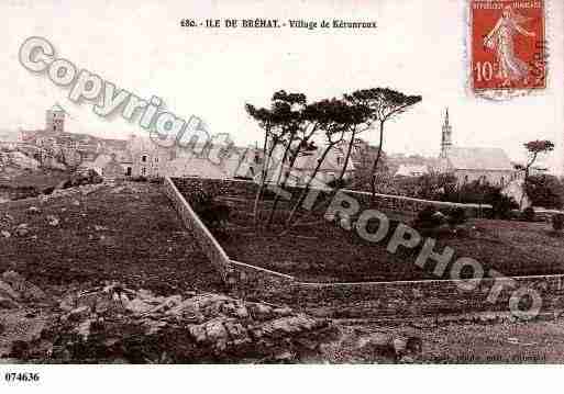 Ville de BREHAT(ILEDE), carte postale ancienne