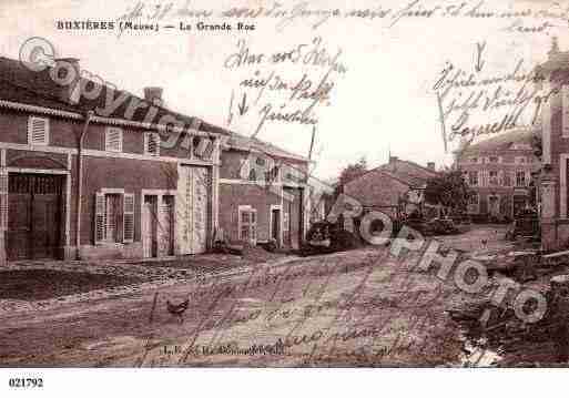 Ville de BUXIERESSOUSLESCOTES, carte postale ancienne