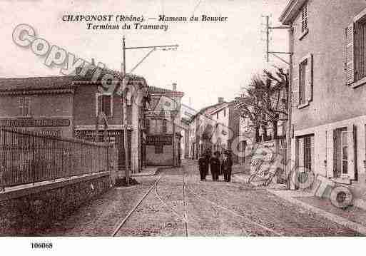 Ville de CHAPONOST, carte postale ancienne