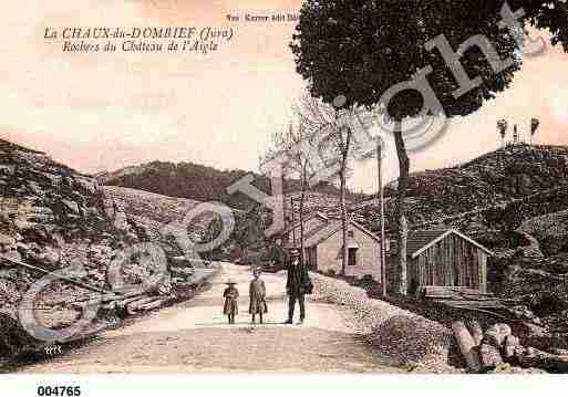 Ville de CHAUXDUDOMBIEF(LA), carte postale ancienne