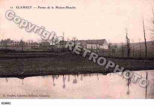 Ville de CLAMECY, carte postale ancienne