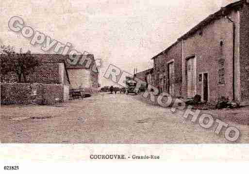 Ville de COUROUVRE, carte postale ancienne