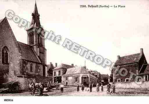 Ville de DEHAULT, carte postale ancienne