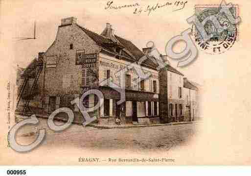 Ville de ERAGNY, carte postale ancienne