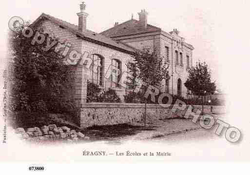 Ville de ERAGNY, carte postale ancienne