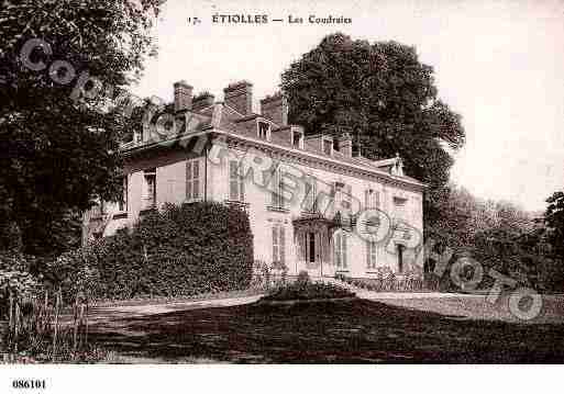 Ville de ETIOLLES, carte postale ancienne