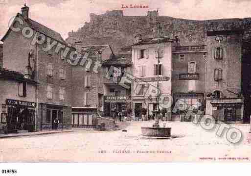 Ville de FLORAC, carte postale ancienne