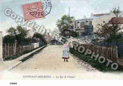 Ville de FONTENAYAUXROSES, carte postale ancienne