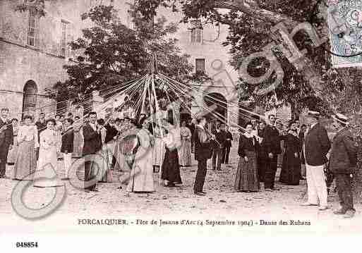 Ville de FORCALQUIER, carte postale ancienne