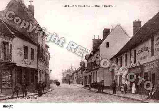 Ville de HOUDAN, carte postale ancienne