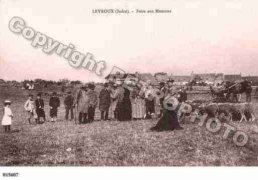 Ville de LEVROUX, carte postale ancienne