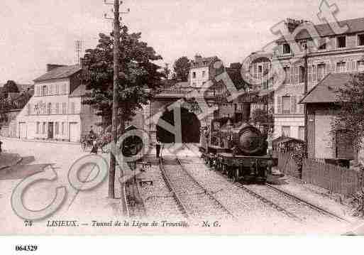 Ville de LISIEUX, carte postale ancienne