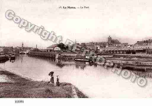 Ville de MANS(LE), carte postale ancienne