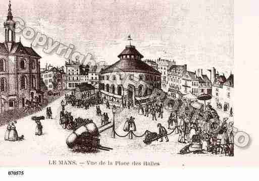 Ville de MANS(LE), carte postale ancienne