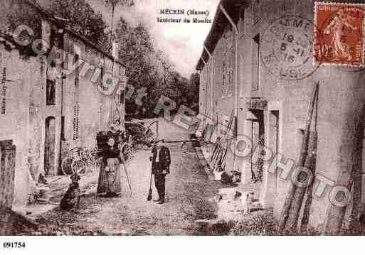 Ville de MECRIN, carte postale ancienne