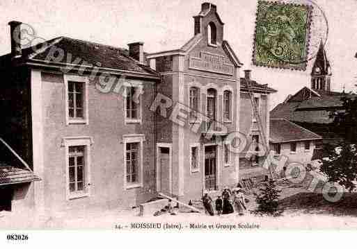 Ville de MOISSIEUSURDOLON, carte postale ancienne