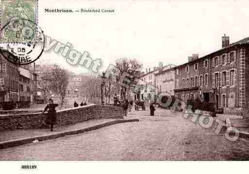 Ville de MONTBRISON, carte postale ancienne