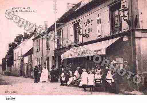 Ville de MONTEVRAIN, carte postale ancienne