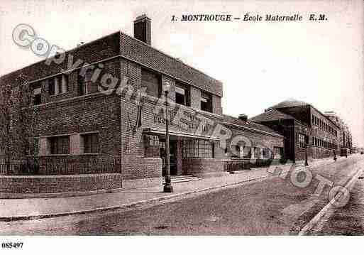 Ville de MONTROUGE, carte postale ancienne