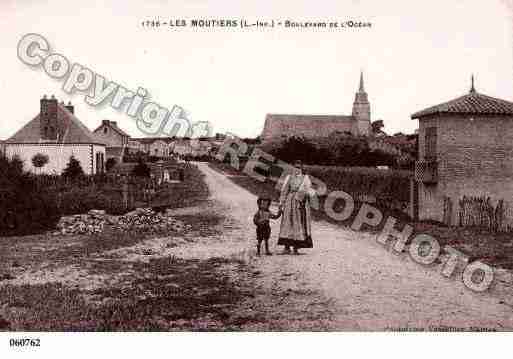 Ville de MOUTIERSENRETZ(LES), carte postale ancienne