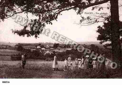 Ville de PLACEY, carte postale ancienne