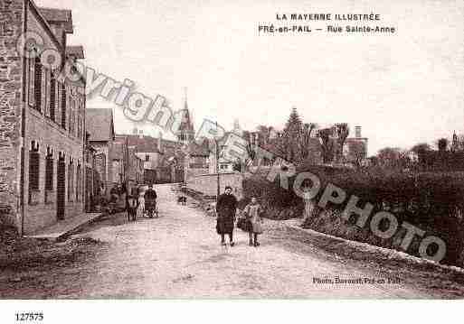 Ville de PREENPAIL, carte postale ancienne