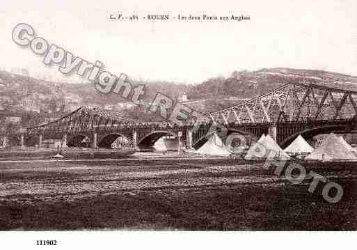 Ville de ROUEN, carte postale ancienne