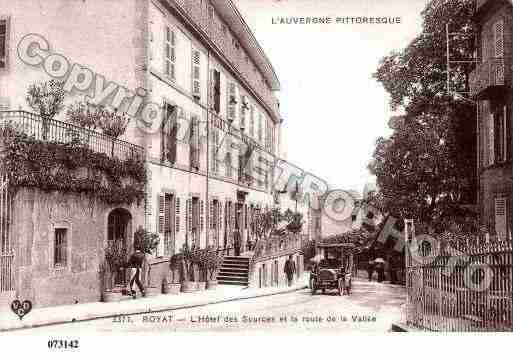 Ville de ROYAT, carte postale ancienne