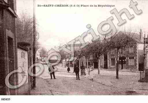 Ville de SAINTCHERON, carte postale ancienne