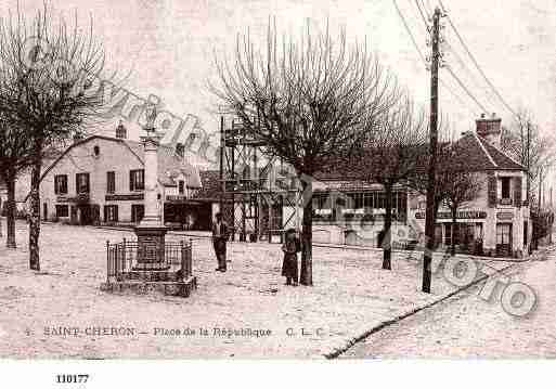 Ville de SAINTCHERON, carte postale ancienne