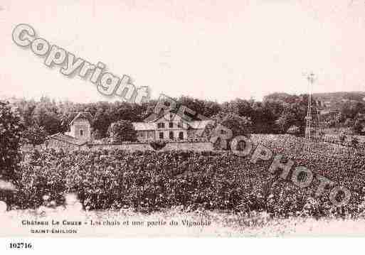 Ville de SAINTEMILION, carte postale ancienne