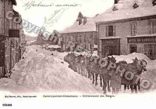 Ville de SAINTLAURENTENGRANVAUX, carte postale ancienne