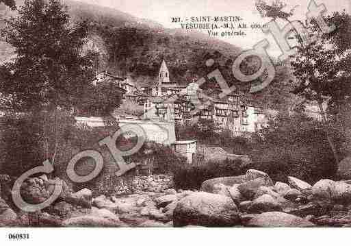 Ville de SAINTMARTINVESUBIE, carte postale ancienne