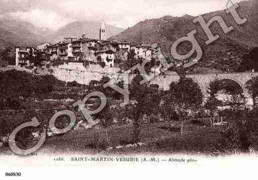 Ville de SAINTMARTINVESUBIE, carte postale ancienne