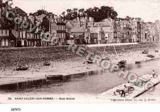 Ville de SAINTVALERYSURSOMME, carte postale ancienne