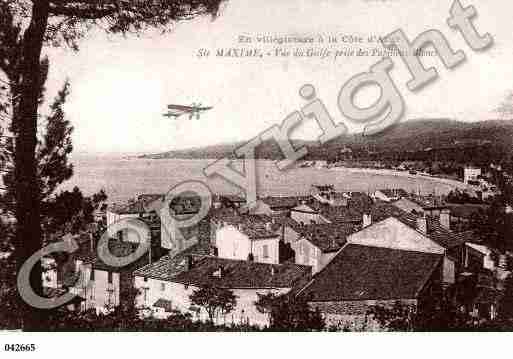 Ville de SAINTEMAXIME, carte postale ancienne