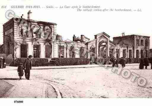 Ville de SENLIS, carte postale ancienne