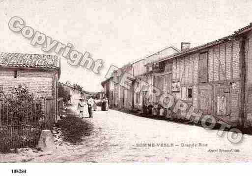 Ville de SOMMEVESLE, carte postale ancienne