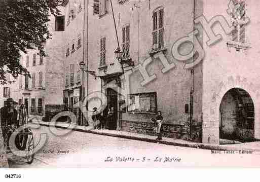 Ville de VALETTEDUVAR(LA), carte postale ancienne